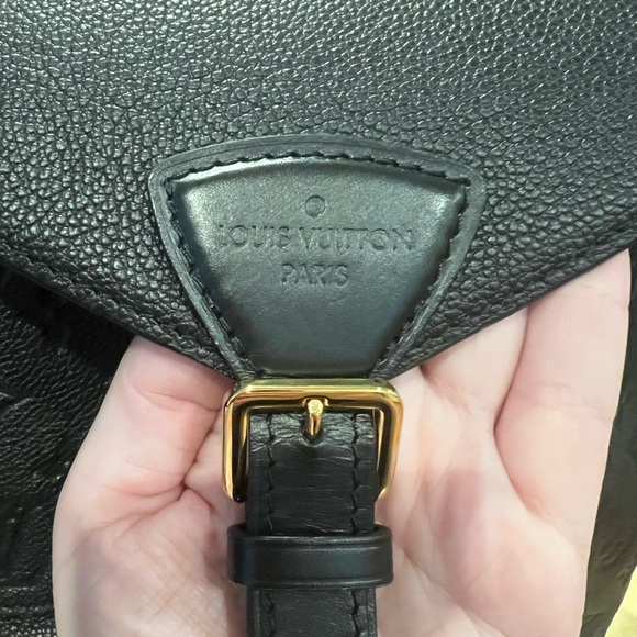 Louis Vuitton Backpack Montsouris Monogram Empreinte Black NM with dust bag - Picture 4 of 9